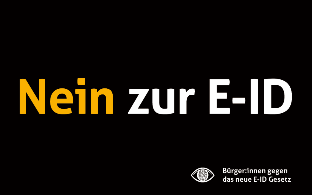 Bürger:innen gegen das neue E-ID Gesetz